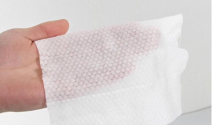 رول دنده مروارید مورب دستبند Embossed Small Pearl Spunlace Nonwoven Roll Material D